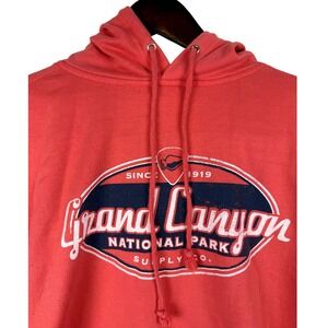 Grand Canyon National Park Supply Co.‎ Hoodie Mens Medium Coral Red